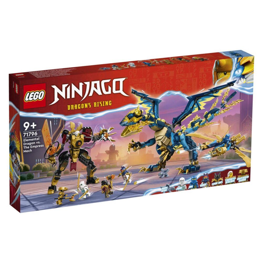 LEGO® Ninjago 71796 Elementarni Zmaj Protiv Caričina Robota