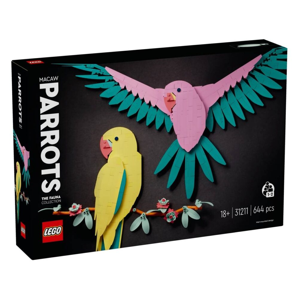 Lego Art 31211 Životinjska Kolekcija Papige Makao