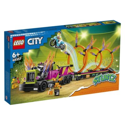 Lego City 60357 Kamion Za Vratolomije S Vatrenim Obručima