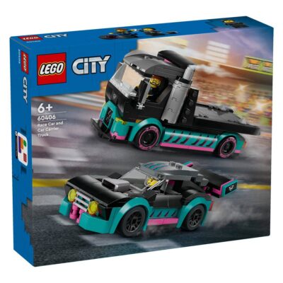 Lego City 60406 Trkaći Auto I Kamion Za Prijevoz Automobila
