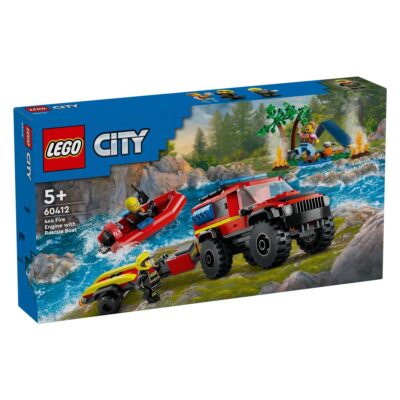 Lego City 60412 Vatrogasni Terenac S čamcem Za Spašavanje
