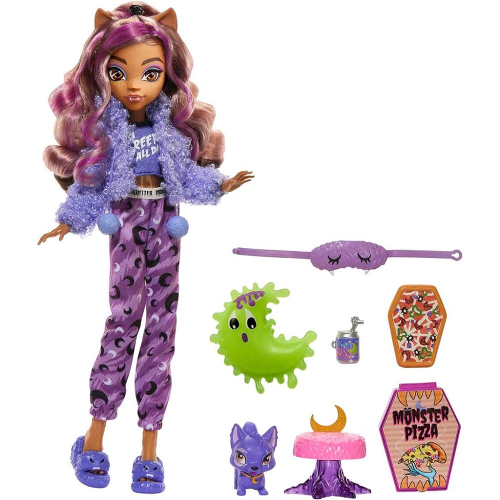 Monster High Clawdeen Wolf Creepover Party Lutka I Ljubimac HKY67