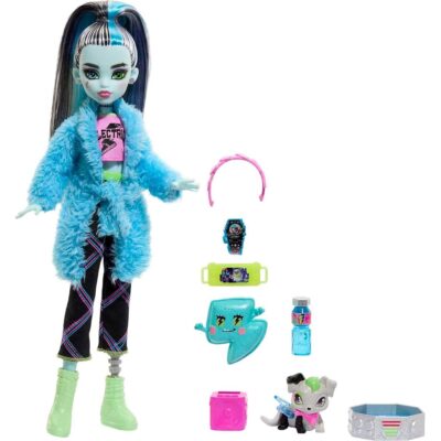 Monster High Frankie Stein Creepover Party Lutka i ljubimac HKY68