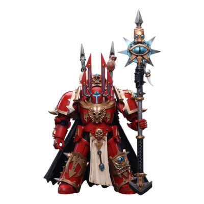 Warhammer 40k Chaos Space Marines Crimson Slaughter Sorcerer Lord in Terminator Armour Action Figure 12 cm JT6816