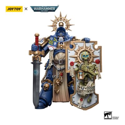 Warhammer 40k Ultramarines Primaris Captain with Relic Shield and Power Sword Action Figure 12 cm JT6465