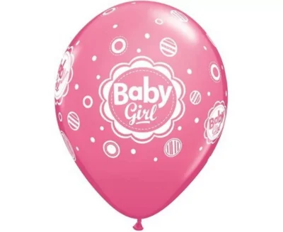Baby Girl Rozi Baloni 6 kom 77993