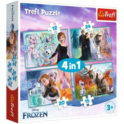 Disney Frozen 2 4u1 Puzzle Trefl 34381