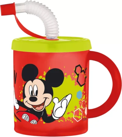 Disney Mickey Mouse plastična šalica sa slamkom 210 ml 34585