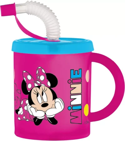 Disney Minnie Mouse Plastična šalica Sa Slamkom 210 Ml 34653