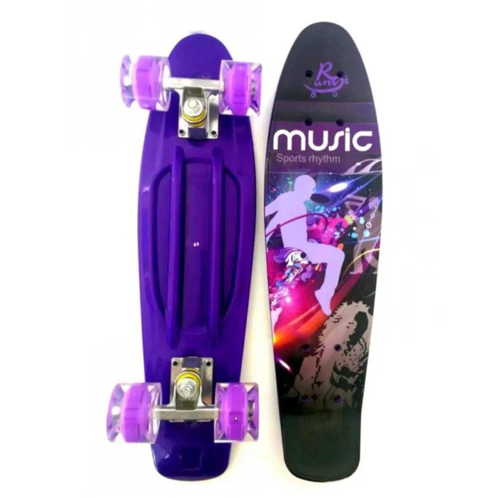 FREE 2 MOVE Skateboard Sa Svjetlom