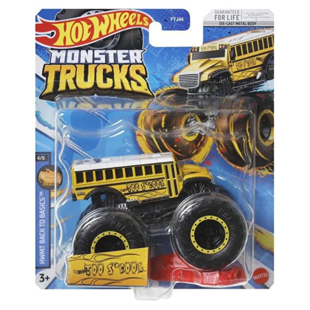 Hot Wheels Monster Trucks Autić Too S Cool 1 64 FYJ44 HNW14