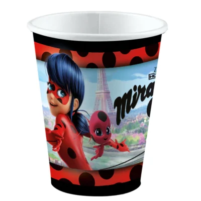 Miraculous Ladybug Set 8 Kom Papirnatih čaša 200ml