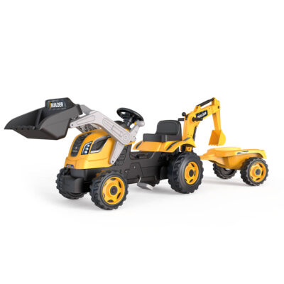 SMOBY Traktor Bager Na Pedale Builder Max