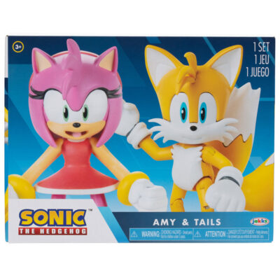 Sonic The Hedgehog Amy & Tails 2 Pack Akcijske Figure 10 Cm