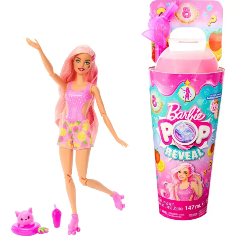 Barbie Pop Reveal Lutka S Dodacima Limunada S Jagodama HNW41