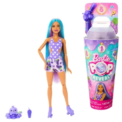Barbie Pop Reveal Lutka S Dodacima Pjenušavo Grožđe HNW44