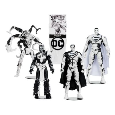 DC Direct Page Punchers Action Figures & Comic Book Pack Of 4 Superman Series (Sketch Edition) (Gold Label) 18 Cm 15874