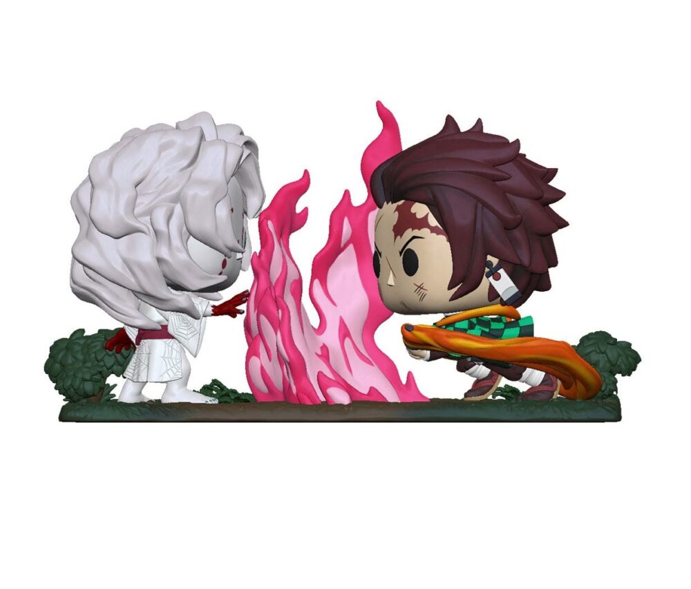 Demon Slayer POP Moment! Vinyl Figures 2 Pack Tanjiro Vs. Rui 9 Cm 49009