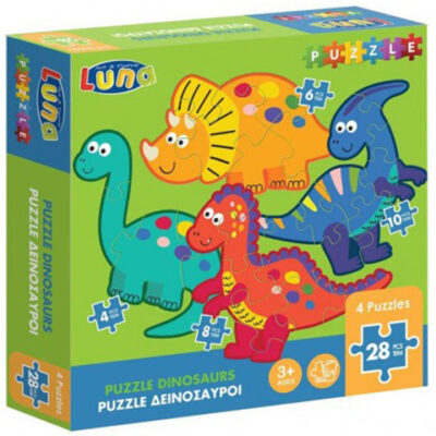 Dinosauri 4u1 Puzzle 28 Komada