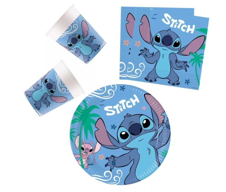 Disney Lilo And Stitch Party Set 36 Komada – Tanjuri, čaše, Salvete 72015