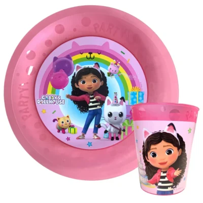 Gabby’s Dollhouse Micro Premium Plastični Set Za Jelo 72060