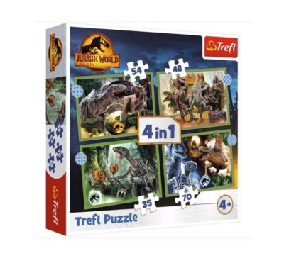 Jurassic World 4u1 Puzzle Trefl