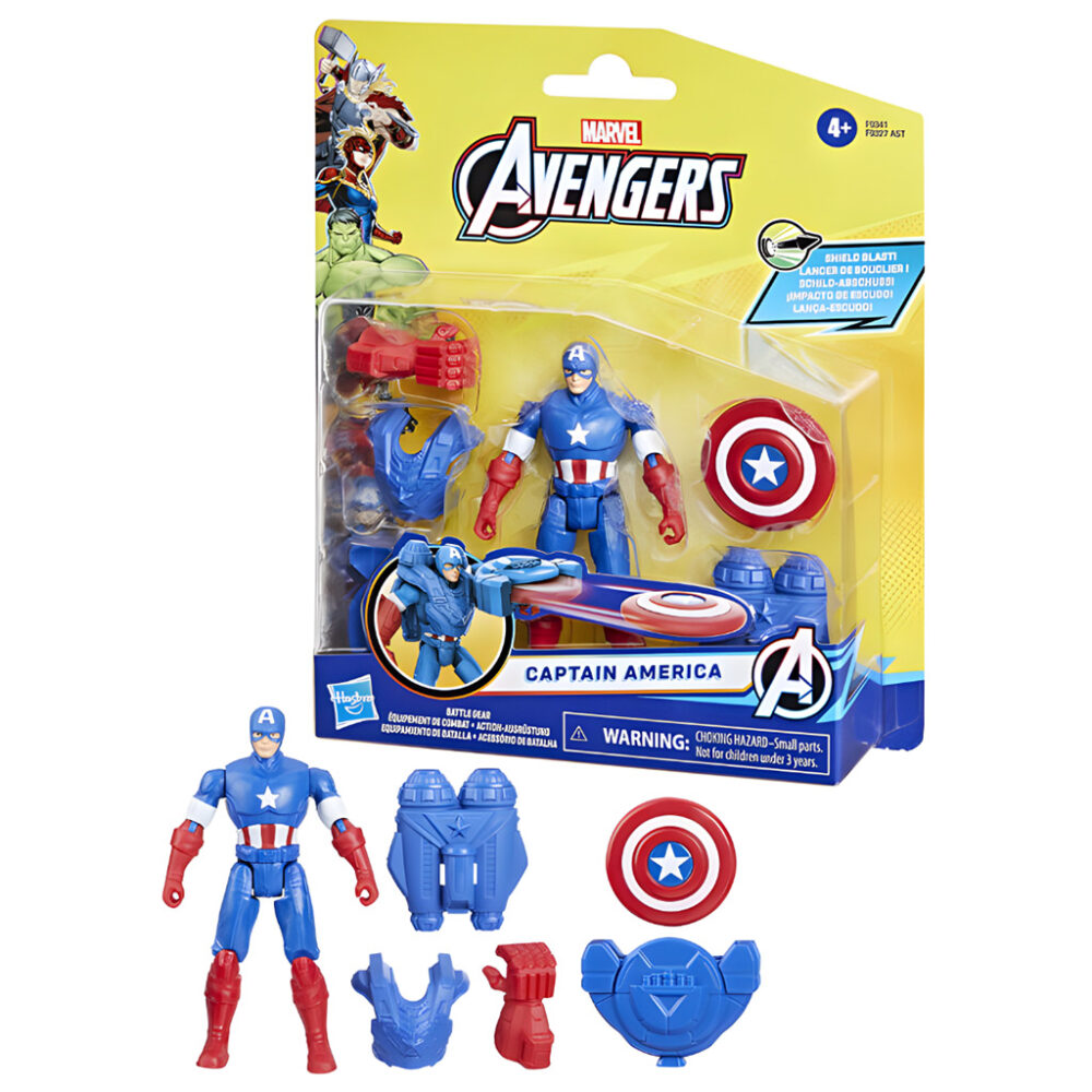 Marvel Avengers Kapetan Amerika Akcijska Figura S Dodacima 10 Cm