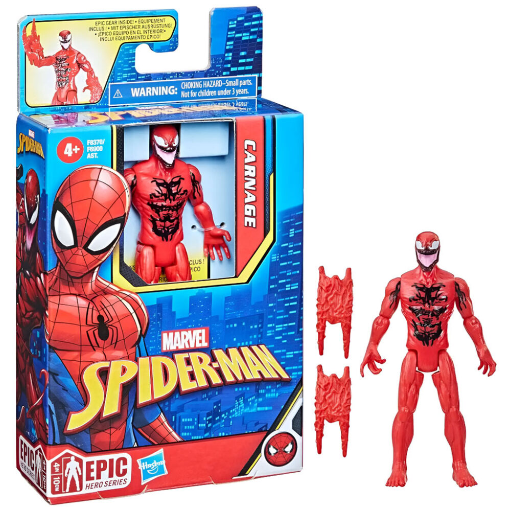 Marvel Spider Man Carnage Akcijska Figura 10 Cm