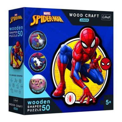 Marvel Spider Man Drvene Puzzle 50 Komada