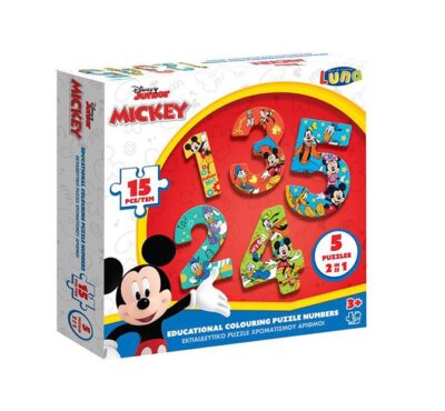 Mickey Mouse Puzzle Brojevi 15 Komada 62895
