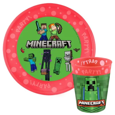 Minecraft Micro Premium Plastični Set Za Jelo 72039
