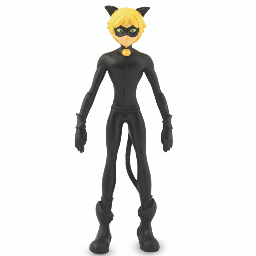 Miraculous Ladybug Crni Mačak Bend-ems akcijska figura 15 cm