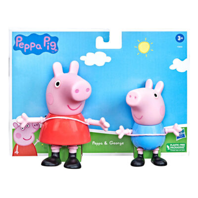 Peppa Pig Peppa & George Duo Pack 13 Cm Figure F3656