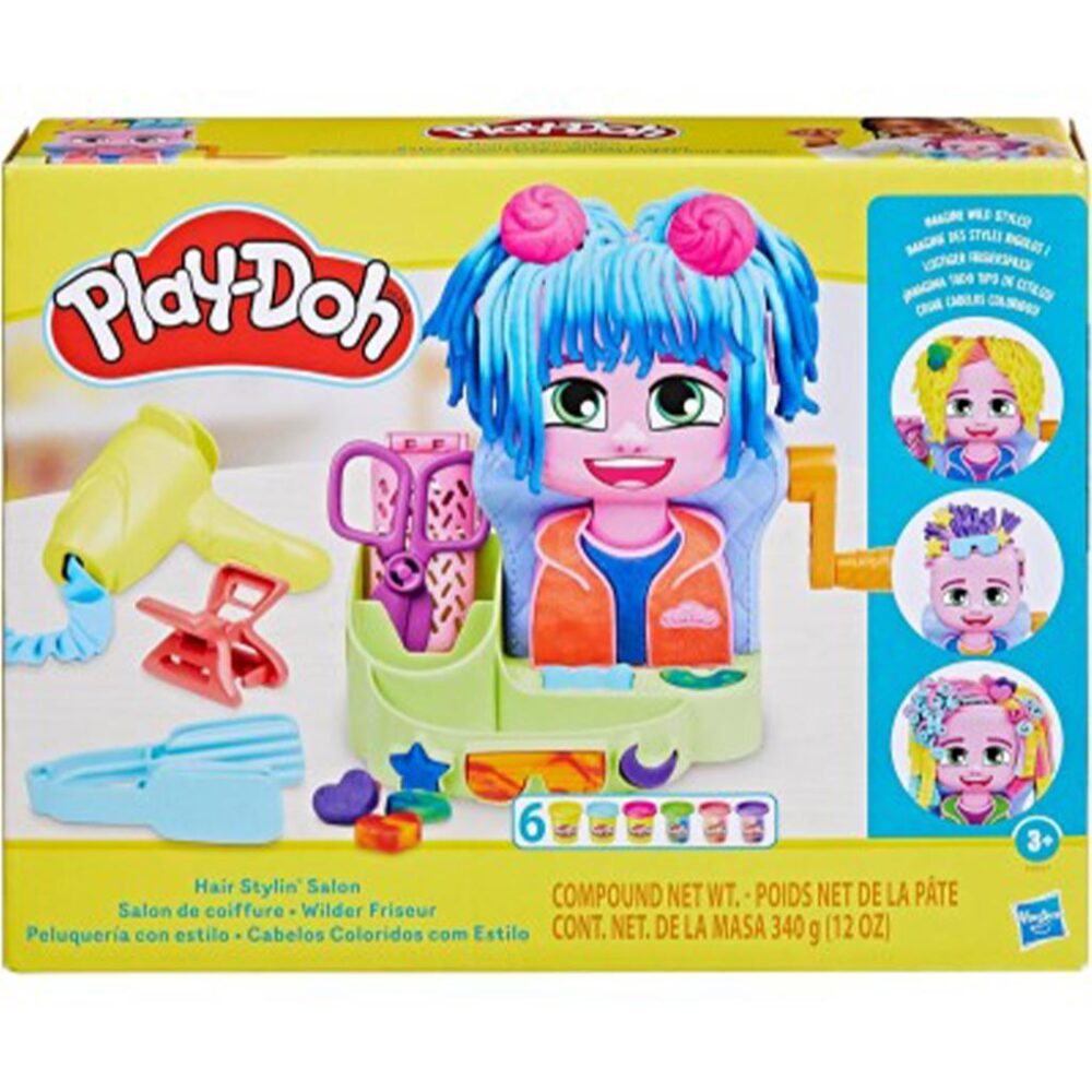 Play Doh Frizerski Salon Set 6 Posudica Plastelina