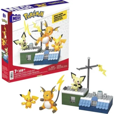 Pokémon MEGA Construction Set Pikachu Evolution Set HKT23 5