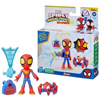 Spider Man Spiderman I Sjajni Prijatelji Spidey Figurica S Dodacima 10 Cm Hasbro F7256