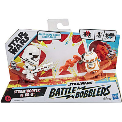 Star Wars Battle Bobblers First Order 2 Pack Figure Stormtrooper Vs BB 8
