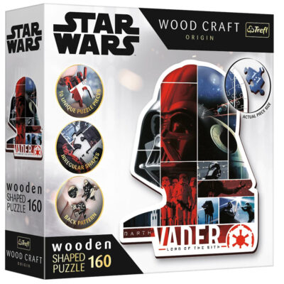 Star Wars Darth Vader Drvene Puzzle 160 Komada Trefl
