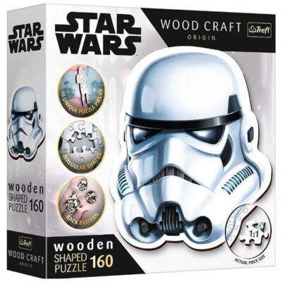 Star Wars Kaciga Vojnika Drvene Puzzle 160 Komada Trefl