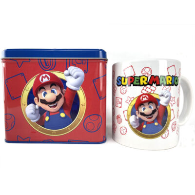 Super Mario Set šalica i metalna kasica