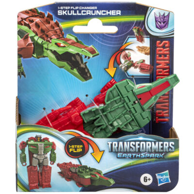 Transformers EarthSpark Skullcruncher 1 Step Flip Changer Akcijska Figura