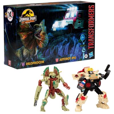 Transformers X Jurassic Park Dilophocon & Autobot JP12 2 Pack Akcijske Figure F7140