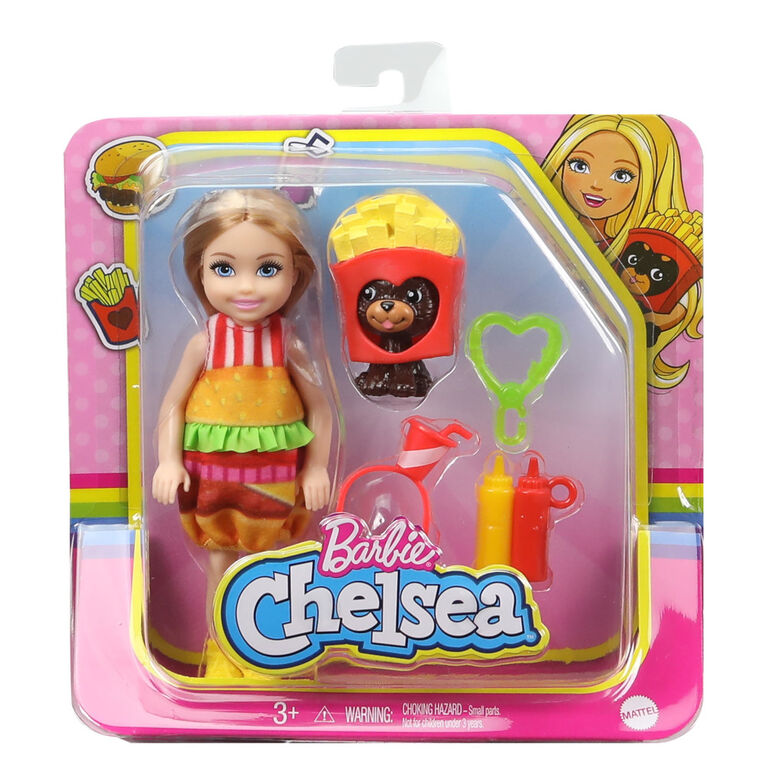 Barbie Chelsea Lutka U Kostimu Burgera 13 Cm GRP69 2