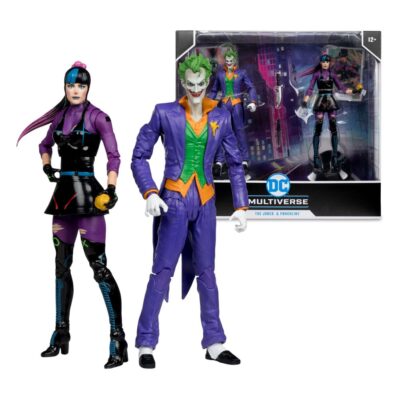 DC Multiverse The Joker & Punchline Duo Pack Akcijske Figure 18 Cm