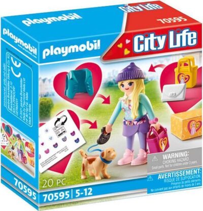 Playmobil City Life 70595 Modna Djevojka Sa Psom