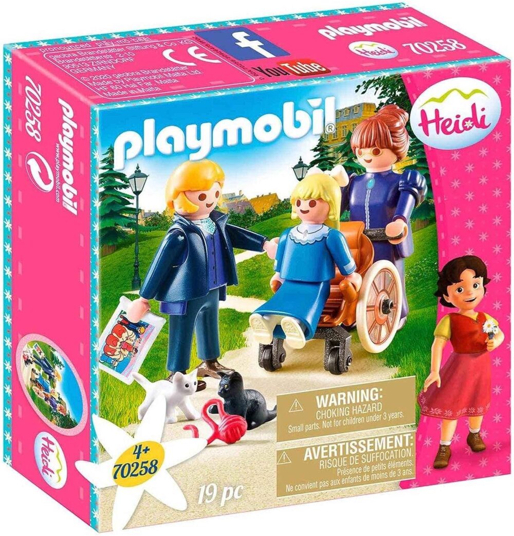 Playmobil Heidi 70258 Klara s ocem i gospođicom Rottemeier