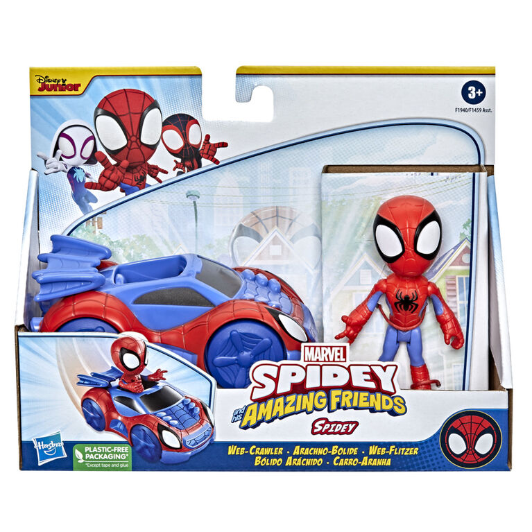 Spider Man Spiderman I Sjajni Prijatelji Spider Man S Vozilom Hasbro 3