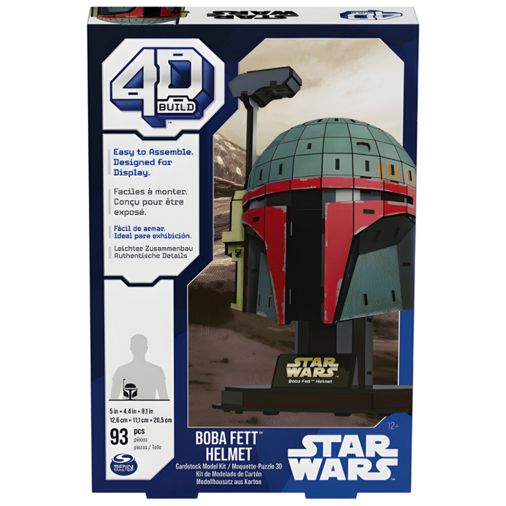 Star Wars Boba Fett Kaciga 4D Puzzle 93 Komada Spin Master