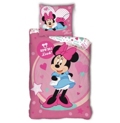 Disney Minnie Mouse Posteljina 140x200 Cm, 63x63 Cm 83599