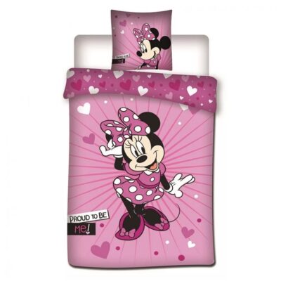 Disney Minnie Mouse Posteljina 140x200 Cm, 63x63 Cm 86559